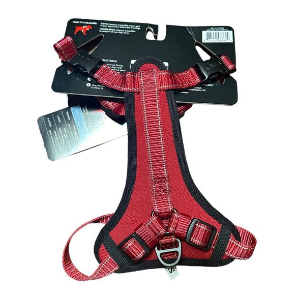 KONG MAX Neoprene Padded Handle Adjustable Red Dog Harness Size Small - Picture 3 of 6